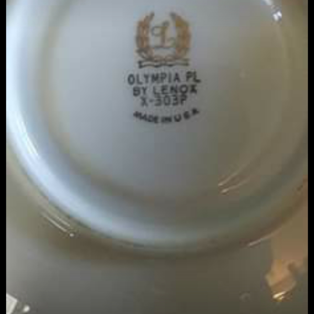 Vintage Lenox 6 Person Bone China Set